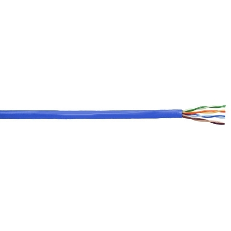 SUPERIOR ESSEX 23-4P UTP-CMP SOL BC CAT6A, FEP/FRPVC 10GAIN, BLUE REEL, 1000FT 6A-272-2B